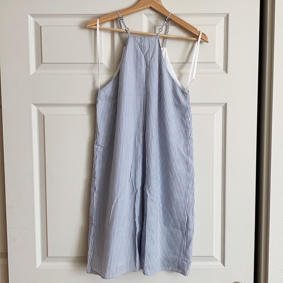 BCBGeneration Pinstripe Lace Square Neck Dress XS - Picture 6 of 11